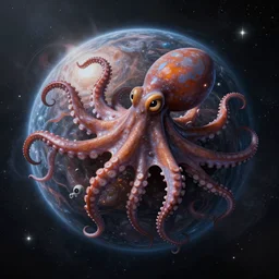 a diagram of the universe showing how it was created by the space octopus