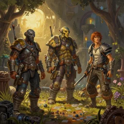 portrait of Terraria World, Dramatic Scenes, Terraria game, atmospheric lighting, painted, intricate, golden hour, ultra detailed by Leesha Hannigan, Ross Tran, Thierry Doizon, Kai Carpenter,Ignacio Fernández Ríos