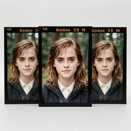 3 5 mm photograph of a emma watson portrait, with a double exposure of a forest, kodak 3 5 mm