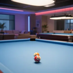 still life photography of a lounge room with pool, neon lightings, high definition, 8 k, high resolution, interior photography, pink water reflections, interior design, 1 2 mm lens, award winning
