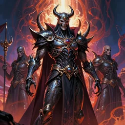epic doom undead monarch, highly detailed portrait concept art, josan gonzalez, greg rutkowski, h. r. giger, zdizslaw beksinski, psychedelic, threyda, majestic masterpiece, vibrant backlit, movie poster character, intricate, biomechanical, smooth, trending on pixiv