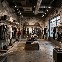 atompunk store interior photography
