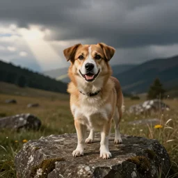 a funny dog