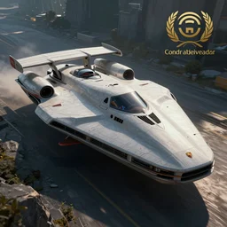 a concept art of a starship, porsche, artstation