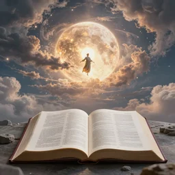 the firmament from the bible 8 k hyperrealism