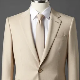 main in beige suit and silver monocle