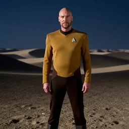 Jean-Luc Picard, tv still from Star Trek Picard