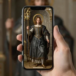 renaissance oil painting the holy grail iphone