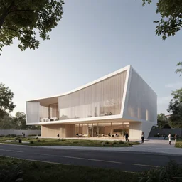 a house by zaha hadid. lumion render