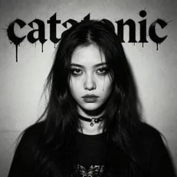 catatonic schizophrenic!!!!!, by atey ghailan, by kaethe butcher, grunge aesthetic, hard focus, hard light