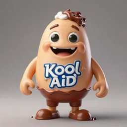 kool aid man full of brownie batter scary concept art eerie