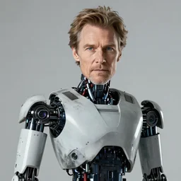 Willem Dafoe robot, photo, detailed, 4k