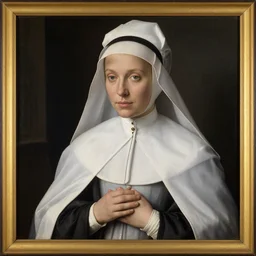 handmaids tale, by jan van eyck, 8 k, medium - format print