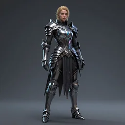 tessa thompson full body portrait, dystopia core, gothic armor, warrior, dramatic, sharp focus, cyberpunk, neon, fantasy, hyper detailed, digital art, trending in artstation, cinematic lighting, studio quality, smooth render, unreal engine 5 rendered, octane rendered, art style and nixeu and wlop and krenz cushart