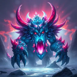 jyuratodus boss of monster hunter world iceborn worldboss guild raid digital painting bioluminance alena aenami artworks in 4 k rtx hdr design by lois van baarle by sung choi by john kirby and artgerm style pascal blanche and magali villeneuve