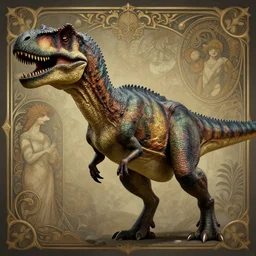 jurassic dinosaur raptor, deep focus, d & d, fantasy, intricate, elegant, highly detailed, digital painting, artstation, concept art, matte, sharp focus, illustration, hearthstone, art by artgerm and greg rutkowski and alphonse mucha