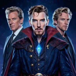 a highly detailed astral portrait of stephen strange, james gurney, james jean