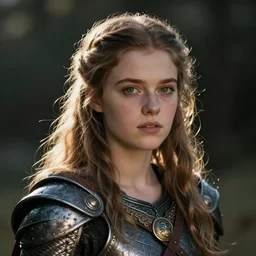 A young female Celtic warrior