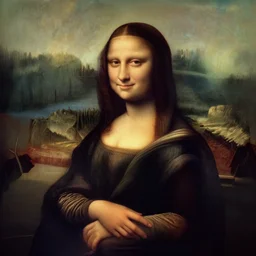 mona lisa, by h. p. lovecraft, trending on artstation