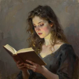 half book half human, oil painting, artstation, dramatic lighting,, beautiful
