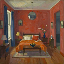 “room in the Chelsea hotel, by Raoul Dufy, by Carlos Nadal, by Paul wonner” W 768