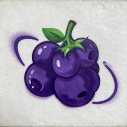 a berry graffiti tag