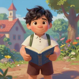 a beautiful painting representative of the art style of pixar