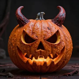 intricate, terrifying jack - o - lantern from actual hell, possessed by an actual demon. hyper - realistic 8 k photo