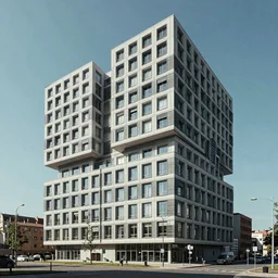 building by ludwig mies van der rohe, postcyberpunk, archdaily, wallpaper, highly detailed, trending on artstation.