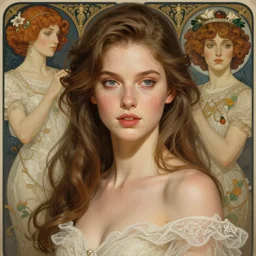 portrait of beautiful meg myers, intricate and very beautiful and elegant, highly detailed, digital painting, artstation, concept art, smooth and sharp focus, illustration, art by tan zi and ayanamikodon and alphonse mucha and wlop