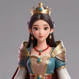 a beautiful queen, 3 d