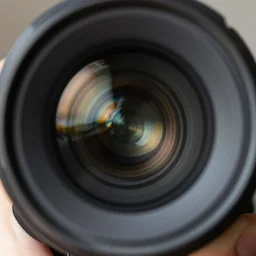 looking through a lens fascinating texture
