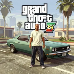 gta 5 playthrough, stylized painting art