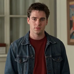 film still of Matt Gaetz as Lester Burnham in American Beauty 1999