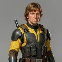 portrait of a man by greg rutkowski, nat skywalker, wearing a yellow and black tactical gear, star wars expanded universe, highly detailed portrait, he is about 6 0 years old, digital painting, artstation, concept art, smooth, sharp foccus ilustration, artstation hq