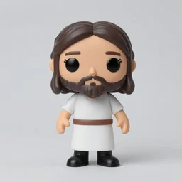 individual jesus stop motion vinyl action figure, plastic, toy, stephen bliss style