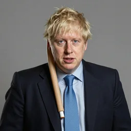 Boris Johnson wearing a boob tube, trending on artstation, hyperrealism