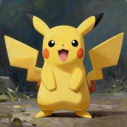 Alakazam (From Pokémon) as a renaissance oil painting, digital art