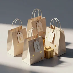 day of the death birthday party celebration, isometric, side view, front view, clean, tidy, close up photo of party favors, fun bags, loot boxes, gifts tags, favor tags, octane render