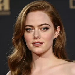 emma stone portrait ross tran, disney princess, glamorous, attractive, stylish make up, highlights, character art, digital illustration, semirealism, realistic shaded perfect face, soft and blurry