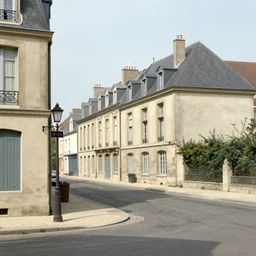 street view of a Maisons-Alfort in France in 1850