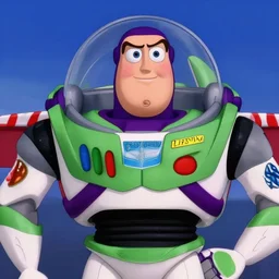 a disney film still of buzz lightyear, finely detailed features, closeup of the face, perfect art, dusk, blue hour, gapmoe yandere grimdark, trending on pixiv fanbox, painted by greg rutkowski, makoto shinkai, takashi takeuchi, alphonse mucha, akihiko yoshida