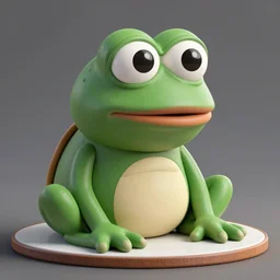 realistic cake of pepejam emote, pepe the frog, au naturel, hyper detailed, digital art, trending in artstation, cinematic lighting, studio quality, smooth render, unreal engine 5 rendered, octane rendered