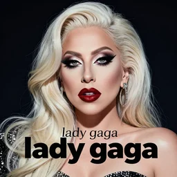 “lady gaga ArtPop album cover in Monster High art style”