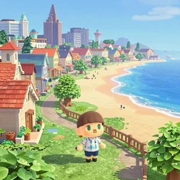 a beautiful city in france, majestic san francisco bay area beaches, animal crossing