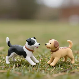 3 5 mm photo of playing dogs