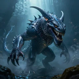 a leviathan, cinematic look, god lighting, 4 k