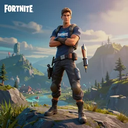 Markus Söder in Fortnite, detailed