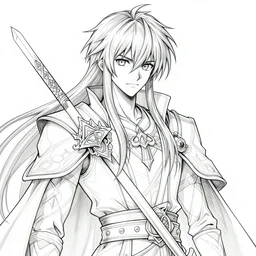 a mage from final fantasy 14 drawn by Yoshitaka Amano, intricate, amazing line work