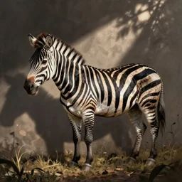 zebra. art by jacques - laurent agasse